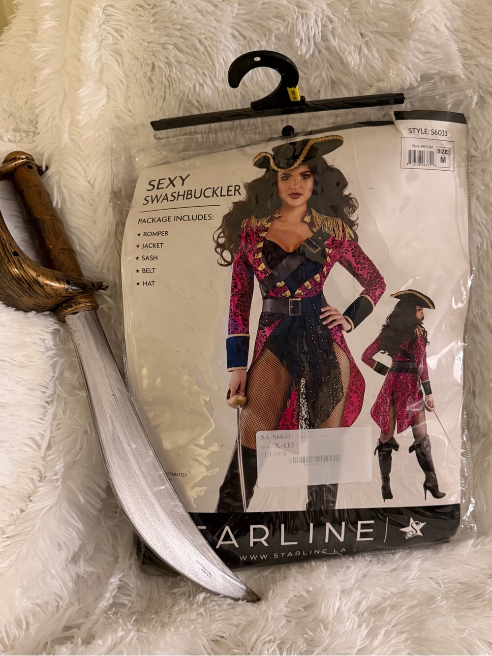 Starline Sexy Swashbuckler Women's Costume - size M
